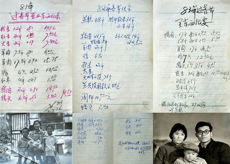 1981年-1983年，合影照片1：1980年，刚刚出生几个月的我和堂姐、堂哥合影；合影照片2：1982年，我和爸爸妈妈的春节留影。作者：刘江